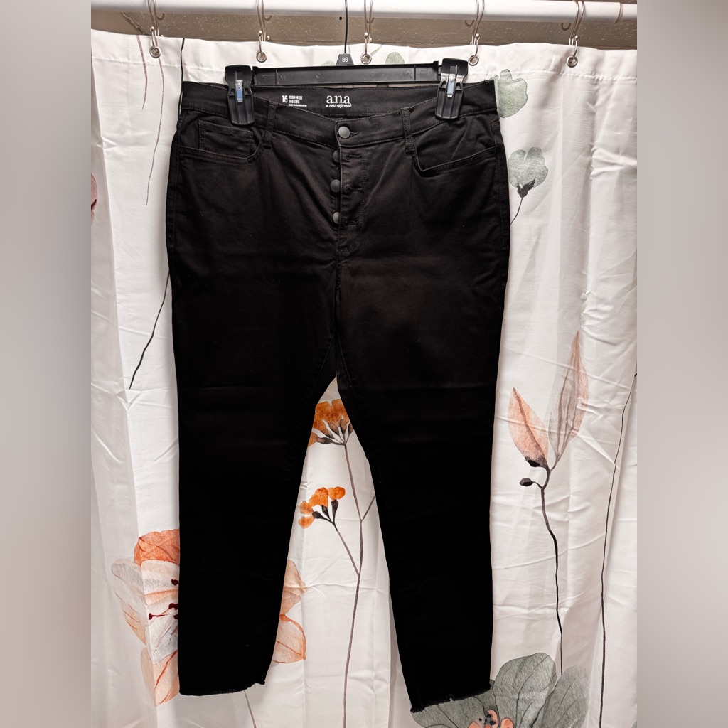 Black JeansAna Brand Size 16